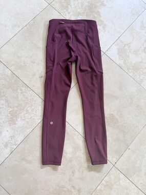 lululemon Deep Plum High-Waist Leggings